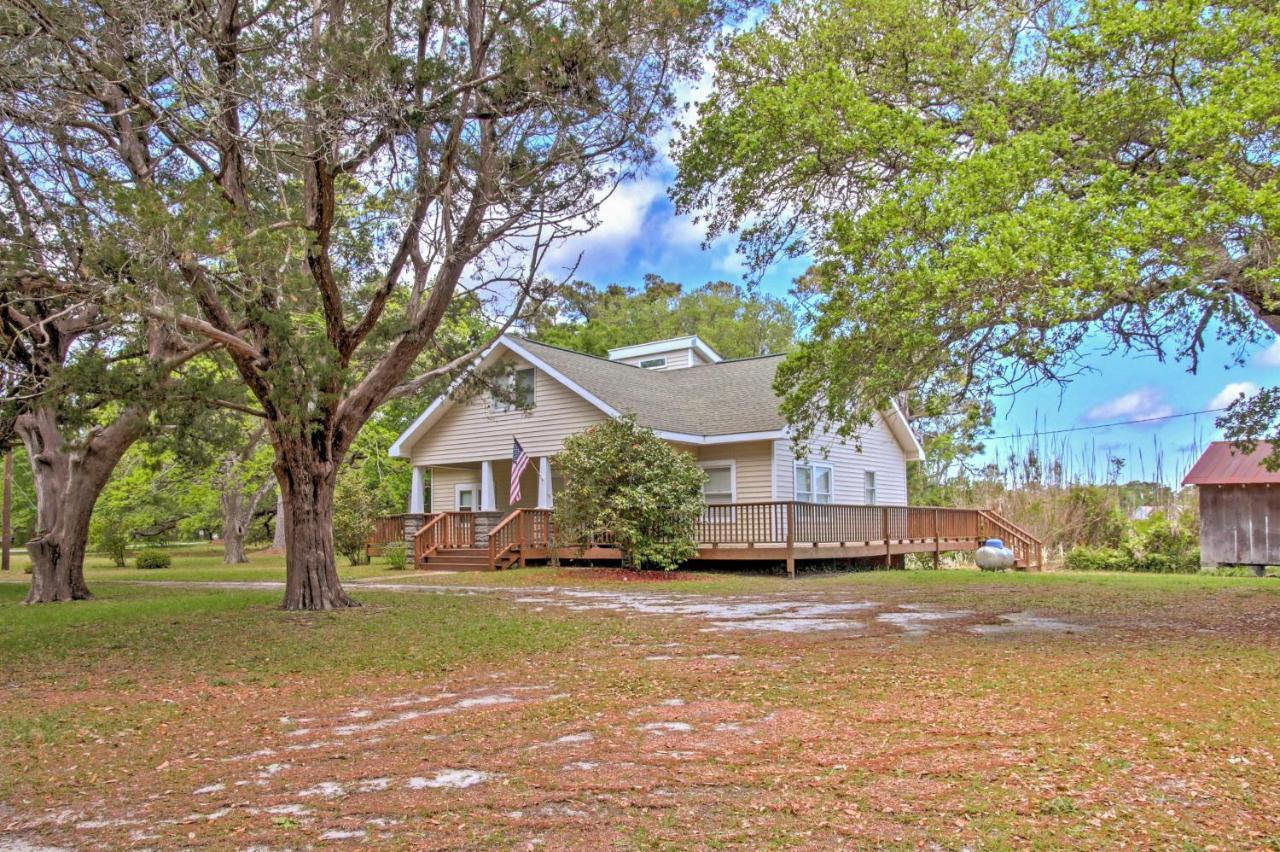 Secluded And Quiet Coastal Home 1 Mile To Boat Ramp Sealevel Buitenkant foto