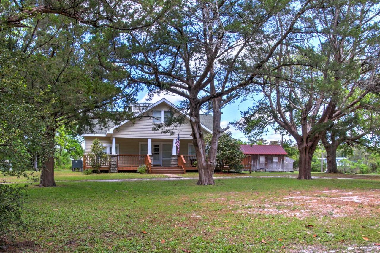 Secluded And Quiet Coastal Home 1 Mile To Boat Ramp Sealevel Buitenkant foto